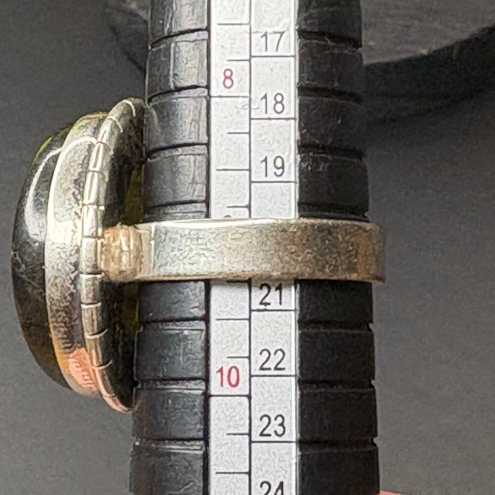 Sterling Silver Labradorite Ring Labradorite Stat… - image 4